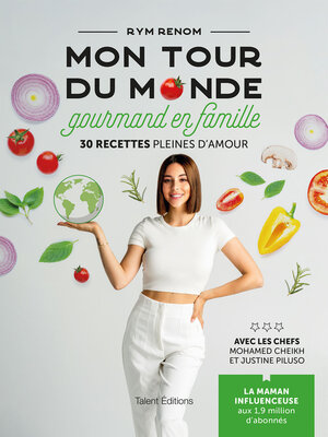 cover image of Mon tour du monde gourmand en famille